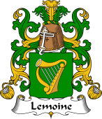 Coat of Arms from France for Lemoine (Moine le)