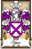 Scottish Coat of Arms Bookplate for Kippen