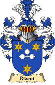 English Coat of Arms (v.23) for the family Ridout