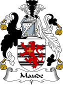 English Coat of Arms for the family Maude or Mawhood