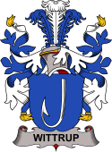 Coat of arms used by the Danish family Wittrup OR Wittrop