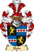 v.23 Coat of Family Arms from Germany for Klein