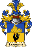 French Family Coat of Arms (v.23) for Ladoucette