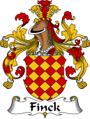 German Wappen Coat of Arms for Finck