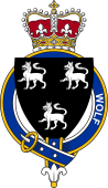 Families of Britain Coat of Arms Badge for: Wolf (Wales)