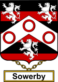 English Coat of Arms Shield Badge for Sowerby