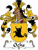 German Wappen Coat of Arms for Ochs