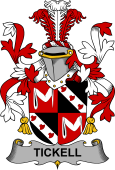 Irish Coat of Arms for Tickell