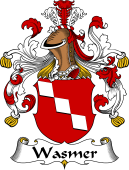 German Wappen Coat of Arms for Wasmer