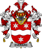Irish Family Coat of Arms (v.25b) Everard