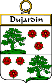 French Coat of Arms Badge for Dujardin
