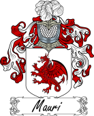 Araldica Italiana Coat of arms used by the Italian family Mauri