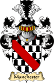 English Coat of Arms (v.23) for the family Manchester