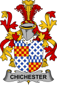 Irish Coat of Arms for Chichester