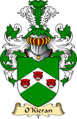 Irish Family Coat of Arms (v.23) for O'Kieran, Kearns, Kearon