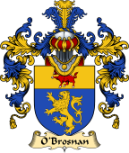 Irish Family Coat of Arms (v.25) O'Brosnan