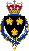 British Garter Coat of Arms for Moran (Ireland)