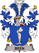 Coat of arms used by the Danish family Been