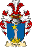 v.23 Coat of Family Arms from Germany for Engler