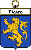 French Coat of Arms Badge for Picard