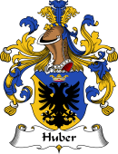German Wappen Coat of Arms for Huber