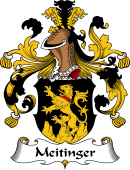 German Wappen Coat of Arms for Meitinger