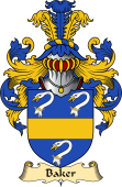 Irish Family Coat of Arms (v.23) for Baker