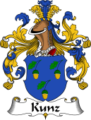 German Wappen Coat of Arms for Kunz