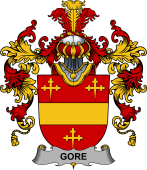 Irish Family Coat of Arms (v.25b) Gore