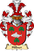 v.23 Coat of Family Arms from Germany for Hillner