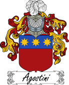 Araldica Italiana Coat of arms used by the Italian family Agostini