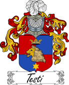 Araldica Italiana Coat of arms used by the Italian family Testi