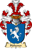 v.23 Coat of Family Arms from Germany for Hohener