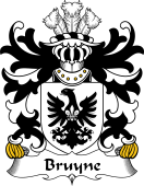 Welsh Coat of Arms for Bruyne (of Cardiganshire)