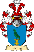 v.23 Coat of Family Arms from Germany for Kerling