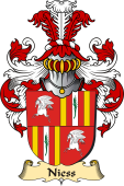 v.23 Coat of Family Arms from Germany for Niess