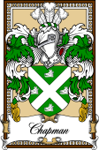 Scottish Coat of Arms Bookplate for Chapman