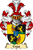 v.23 Coat of Family Arms from Germany for Gagg