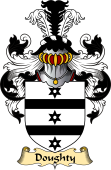 English Coat of Arms (v.23) for the family Doughty