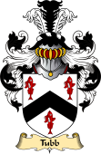 English Coat of Arms (v.23) for the family Tubb