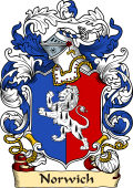 English or Welsh Family Coat of Arms (v.23) for Norwich (Suffolk)