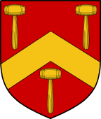 English Family Shield for Soame