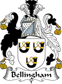 English Coat of Arms for the family Bellingham II