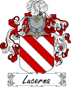 Araldica Italiana Coat of arms used by the Italian family Lucerna