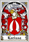 Polish Coat of Arms Bookplate for Larissa