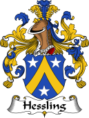 German Wappen Coat of Arms for Hessling