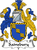 English Coat of Arms for the family Sainsbury
