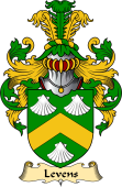 Irish Family Coat of Arms (v.23) for Levens or Levinge