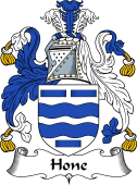 English Coat of Arms for Hone