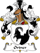 German Wappen Coat of Arms for Ortner
